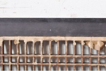アンティーク建具　和モダンな空間を演出する障子欄間1枚(格子欄間、明り取り、明かり取り)(R-073588)