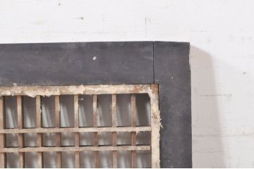 アンティーク建具　和モダンな空間を演出する障子欄間1枚(格子欄間、明り取り、明かり取り)(R-073588)