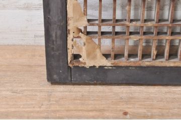 アンティーク建具　和モダンな空間を演出する障子欄間1枚(格子欄間、明り取り、明かり取り)(R-073588)
