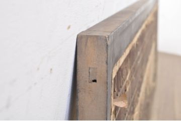 アンティーク建具　和モダンな空間を演出する障子欄間1枚(格子欄間、明り取り、明かり取り)(R-073588)