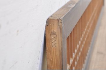 アンティーク建具　和の雰囲気を高めてくれる障子欄間1枚(明り取り、明かり取り)(R-073589)