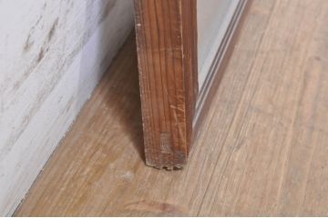 アンティーク建具　両面ガラス　上質な和の空間を演出する組子欄間1枚(明り取り、明かり取り)(R-073590)