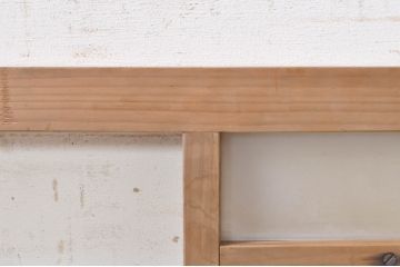 アンティーク建具　大正ロマン　ノスタルジックな雰囲気漂う明かり取り1枚(明り取り、ガラス欄間)(R-073593)