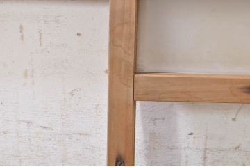 アンティーク建具　大正ロマン　ノスタルジックな雰囲気漂う明かり取り1枚(明り取り、ガラス欄間)(R-073593)