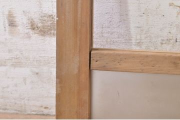アンティーク建具　大正ロマン　ノスタルジックな雰囲気漂う明かり取り1枚(明り取り、ガラス欄間)(R-073593)