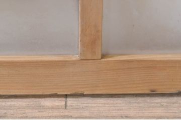 アンティーク建具　大正ロマン　ノスタルジックな雰囲気漂う明かり取り1枚(明り取り、ガラス欄間)(R-073593)