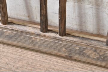 アンティーク建具　どこか懐かしい雰囲気を醸し出す明かり取り1枚(明り取り)(R-073594)