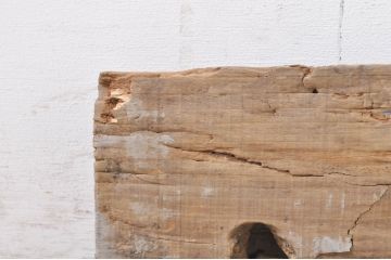 アンティーク建具　武之作　迫力ある大輪の椿が目を惹く彫刻欄間1枚(明り取り、明かり取り)(R-073595)