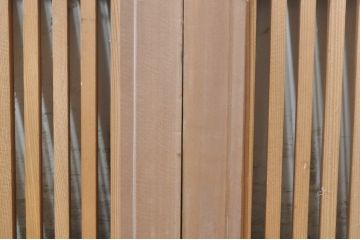 アンティーク建具　和の趣溢れる格子欄間2枚セット(明り取り、明かり取り)(R-073603)