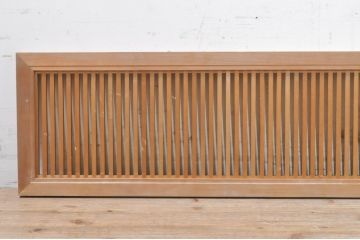 アンティーク建具　和の趣溢れる格子欄間2枚セット(明り取り、明かり取り)(R-073603)