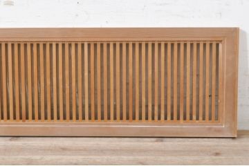 アンティーク建具　和の趣溢れる格子欄間2枚セット(明り取り、明かり取り)(R-073603)