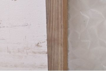 アンティーク建具　どこか懐かしい雰囲気を醸し出す明かり取り1枚(明り取り、ガラス欄間)(R-073605)