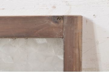 アンティーク建具　どこか懐かしい雰囲気を醸し出す明かり取り1枚(明り取り、ガラス欄間)(R-073605)