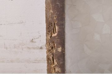 アンティーク建具　どこか懐かしい雰囲気を醸し出す明かり取り1枚(明り取り、ガラス欄間)(R-073605)