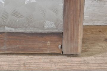 アンティーク建具　どこか懐かしい雰囲気を醸し出す明かり取り1枚(明り取り、ガラス欄間)(R-073605)