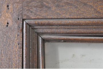 アメリカビンテージ　取っ手デザインが素敵!空間のアクセントになる大振りなドア1枚(扉、ガラス扉、ヴィンテージ、建具)(R-073606)
