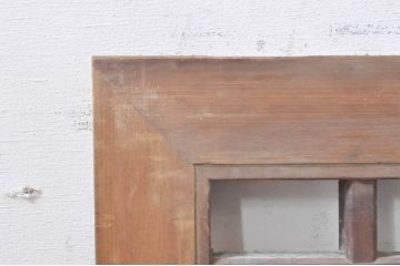 アンティーク建具　和モダンな空間を演出する組子欄間1枚(明り取り、明かり取り)(R-073607)