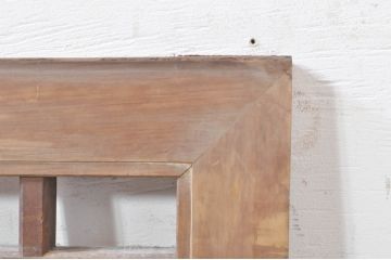 アンティーク建具　和モダンな空間を演出する組子欄間1枚(明り取り、明かり取り)(R-073607)