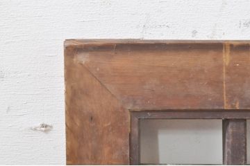 アンティーク建具　和モダンな空間を演出する組子欄間1枚(明り取り、明かり取り)(R-073607)