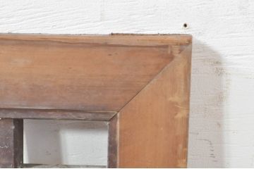 アンティーク建具　和モダンな空間を演出する組子欄間1枚(明り取り、明かり取り)(R-073607)