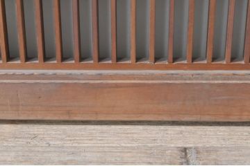 ビンテージ建具　片面ガラス　上質な和の空間を演出する組子欄間1枚(明り取り、明かり取り、ヴィンテージ)(R-073608)