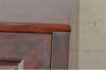 中古　美品　九州民芸家具　深みのある色合いが美しいライティングビューロー(ワークデスク、簿記机、チェスト、在宅用、在宅ワーク用)(R-073647)