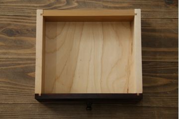 中古　美品　九州民芸家具　深みのある色合いが美しいライティングビューロー(ワークデスク、簿記机、チェスト、在宅用、在宅ワーク用)(R-073647)
