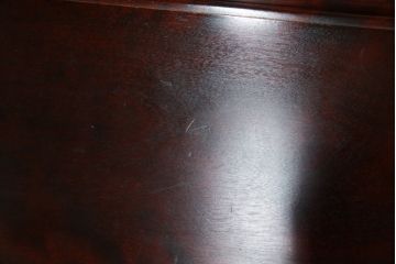 中古　美品　九州民芸家具　深みのある色合いが美しいライティングビューロー(ワークデスク、簿記机、チェスト、在宅用、在宅ワーク用)(R-073647)