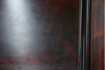 中古　美品　九州民芸家具　深みのある色合いが美しいライティングビューロー(ワークデスク、簿記机、チェスト、在宅用、在宅ワーク用)(R-073647)