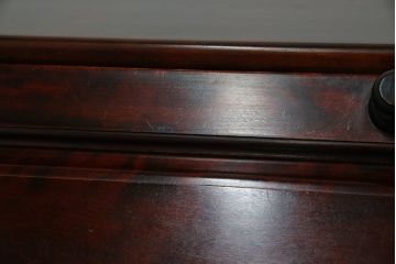 中古　美品　九州民芸家具　深みのある色合いが美しいライティングビューロー(ワークデスク、簿記机、チェスト、在宅用、在宅ワーク用)(R-073647)