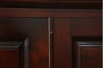 中古　美品　九州民芸家具　深みのある色合いが美しいライティングビューロー(ワークデスク、簿記机、チェスト、在宅用、在宅ワーク用)(R-073647)