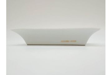 フランス　HERMES(エルメス)　珍しい柄!ゴールドを基調とした上品なデザインのアッシュトレイ(灰皿、トレー、プレート)(R-073654)