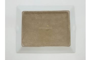 フランス　HERMES(エルメス)　珍しい柄!ゴールドを基調とした上品なデザインのアッシュトレイ(灰皿、トレー、プレート)(R-073654)
