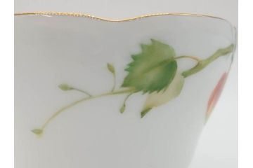 レア　大倉陶園(OKURA、OAC)　手描き　碗皿暦　ほおずき　小花　ブルーインペリアル　それぞれ個性豊かで華やかな空間を演出するカップ&ソーサー・ミニプレート5枚セット(レリーフ、小皿、金彩、HAND PAINTED、C&S、洋食器)(R-073655)
