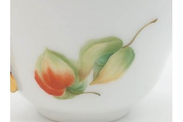 レア　大倉陶園(OKURA、OAC)　手描き　碗皿暦　ほおずき　小花　ブルーインペリアル　それぞれ個性豊かで華やかな空間を演出するカップ&ソーサー・ミニプレート5枚セット(レリーフ、小皿、金彩、HAND PAINTED、C&S、洋食器)(R-073655)