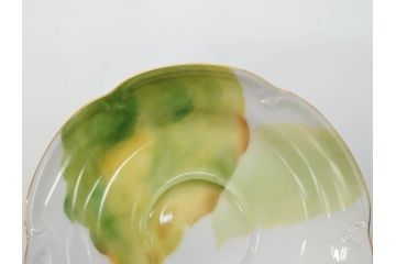 レア　大倉陶園(OKURA、OAC)　手描き　碗皿暦　ほおずき　小花　ブルーインペリアル　それぞれ個性豊かで華やかな空間を演出するカップ&ソーサー・ミニプレート5枚セット(レリーフ、小皿、金彩、HAND PAINTED、C&S、洋食器)(R-073655)