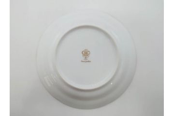 レア　大倉陶園(OKURA、OAC)　手描き　碗皿暦　ほおずき　小花　ブルーインペリアル　それぞれ個性豊かで華やかな空間を演出するカップ&ソーサー・ミニプレート5枚セット(レリーフ、小皿、金彩、HAND PAINTED、C&S、洋食器)(R-073655)