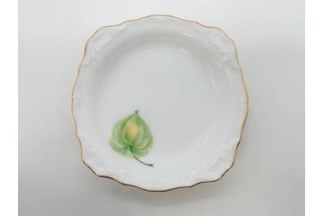 レア　大倉陶園(OKURA、OAC)　手描き　碗皿暦　ほおずき　小花　ブルーインペリアル　それぞれ個性豊かで華やかな空間を演出するカップ&ソーサー・ミニプレート5枚セット(レリーフ、小皿、金彩、HAND PAINTED、C&S、洋食器)(R-073655)