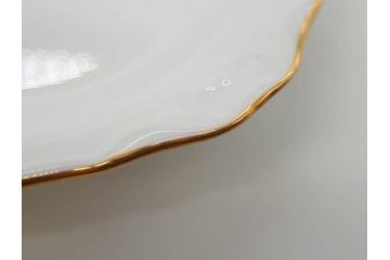 レア　大倉陶園(OKURA、OAC)　手描き　碗皿暦　ほおずき　小花　ブルーインペリアル　それぞれ個性豊かで華やかな空間を演出するカップ&ソーサー・ミニプレート5枚セット(レリーフ、小皿、金彩、HAND PAINTED、C&S、洋食器)(R-073655)