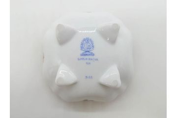 ヘレンド　ハンガリー　HEREND HVNGARY　干支　馬　猪　鮮やかな色彩と可愛らしいデザインが魅力的なボンボニエール2個セット(ウマ、イノシシ、HUNGARY、ヴィクトリア・プレーン、小筺、ボンボン、小物入れ、洋食器)(R-073656)