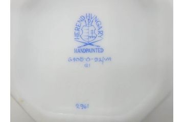 ヘレンド　ハンガリー　HEREND HVNGARY　干支　馬　猪　鮮やかな色彩と可愛らしいデザインが魅力的なボンボニエール2個セット(ウマ、イノシシ、HUNGARY、ヴィクトリア・プレーン、小筺、ボンボン、小物入れ、洋食器)(R-073656)