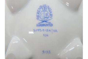 ヘレンド　ハンガリー　HEREND HVNGARY　干支　馬　猪　鮮やかな色彩と可愛らしいデザインが魅力的なボンボニエール2個セット(ウマ、イノシシ、HUNGARY、ヴィクトリア・プレーン、小筺、ボンボン、小物入れ、洋食器)(R-073656)