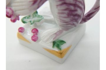 ドイツ　マイセン　Meissen　子　亥　細部までこだわりを感じるキュートなミニ干支人形2体セット(鼠、ねずみ、ネズミ、猪、いのしし、イノシシ、置物、フィギュリン)(R-073659)