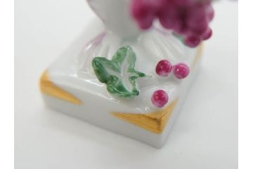 ドイツ　マイセン　Meissen　子　亥　細部までこだわりを感じるキュートなミニ干支人形2体セット(鼠、ねずみ、ネズミ、猪、いのしし、イノシシ、置物、フィギュリン)(R-073659)