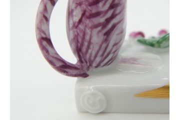 ドイツ　マイセン　Meissen　子　亥　細部までこだわりを感じるキュートなミニ干支人形2体セット(鼠、ねずみ、ネズミ、猪、いのしし、イノシシ、置物、フィギュリン)(R-073659)