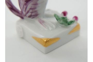 ドイツ　マイセン　Meissen　子　亥　細部までこだわりを感じるキュートなミニ干支人形2体セット(鼠、ねずみ、ネズミ、猪、いのしし、イノシシ、置物、フィギュリン)(R-073659)