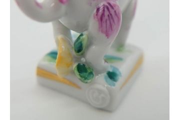 ドイツ　マイセン　Meissen　子　亥　細部までこだわりを感じるキュートなミニ干支人形2体セット(鼠、ねずみ、ネズミ、猪、いのしし、イノシシ、置物、フィギュリン)(R-073659)