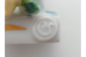 ドイツ　マイセン　Meissen　子　亥　細部までこだわりを感じるキュートなミニ干支人形2体セット(鼠、ねずみ、ネズミ、猪、いのしし、イノシシ、置物、フィギュリン)(R-073659)