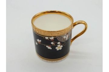 ノリタケ　Noritake　四季彩舞曲　100周年記念　洗練された四季折々のデザインが美しいコーヒーカップ&ソーサー6客セット(絵変り6客揃、デミタス碗皿、梅、桜、杜若、秋草、吹寄せ、鶴、金彩、C&S、洋食器)(R-073660)