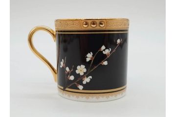 ノリタケ　Noritake　四季彩舞曲　100周年記念　洗練された四季折々のデザインが美しいコーヒーカップ&ソーサー6客セット(絵変り6客揃、デミタス碗皿、梅、桜、杜若、秋草、吹寄せ、鶴、金彩、C&S、洋食器)(R-073660)